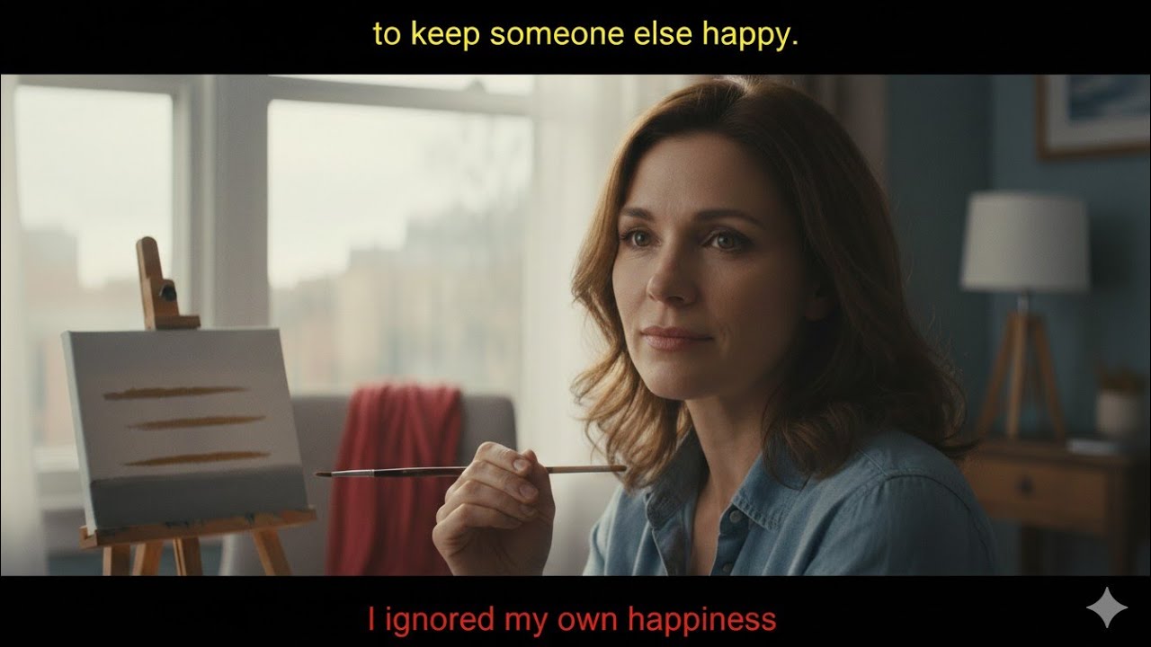 Title: “I ignored my own happiness to keep someone else happy.”