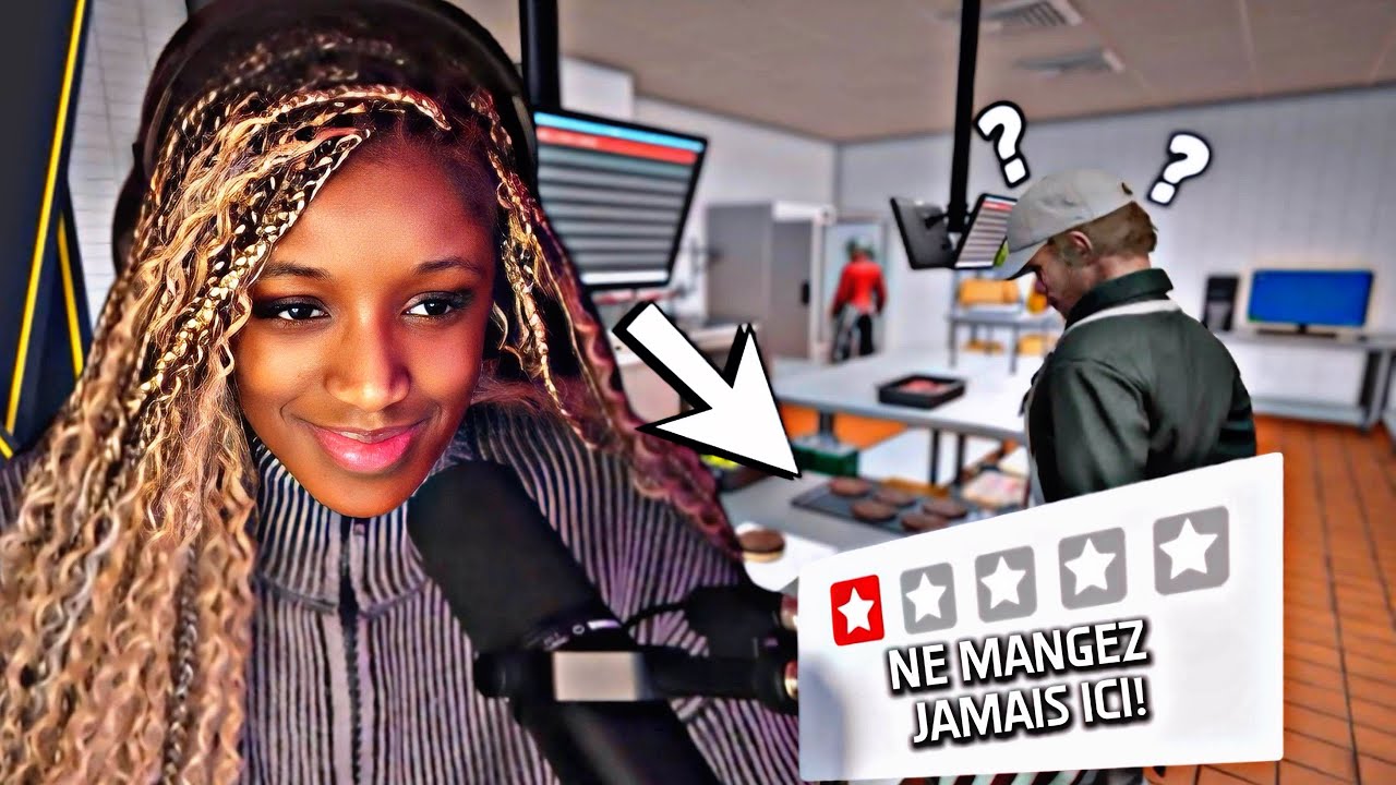 MA COLLEGUE M'HARCELE AU TRAVAIL EP.3 FAST FOOD SIMULATOR