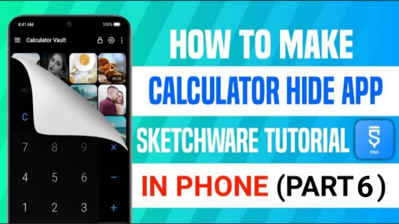 #6 | How To Make Calculator Lock App In Sketchware Pro #calculatorlock