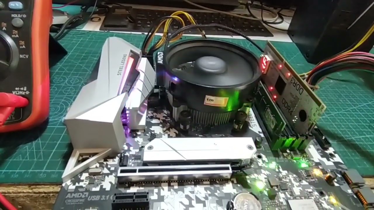 Asrock B450 Steel Legend ..No.display kadang normal ..kadang no display