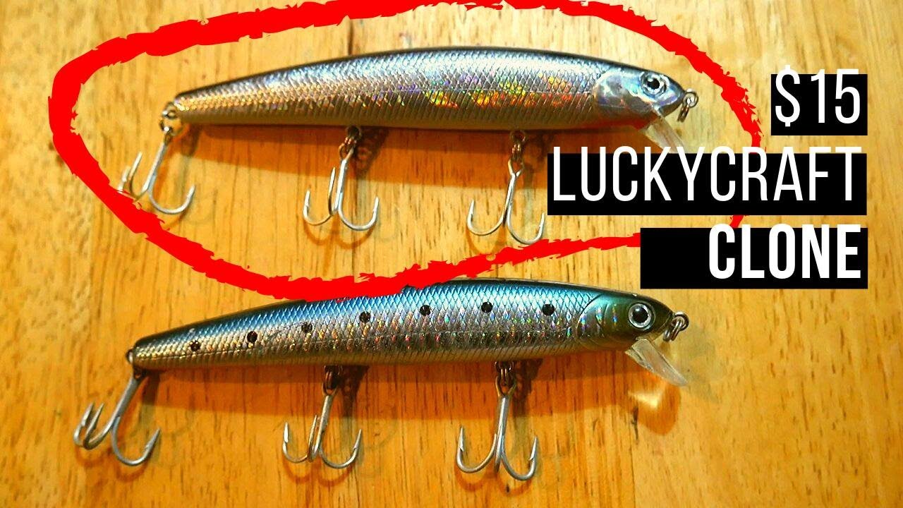 $15 Lucky Craft 110 clone Calissa Offshore Tackle Flash Minnow for barred surf perch