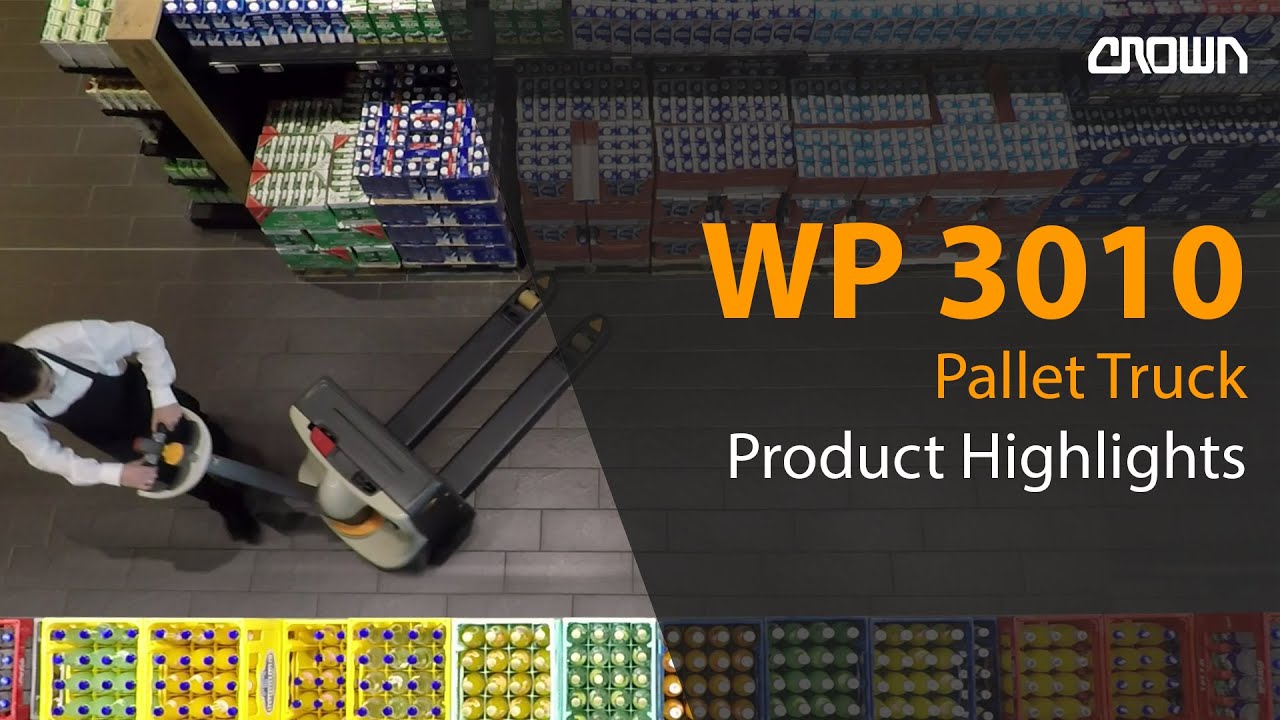 Crown Pallet Trucks | WP 3010 | Product Highlights