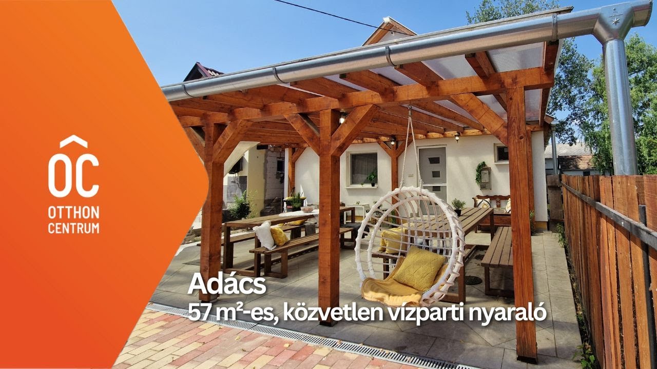 Eladó nyaraló - Adács - panorámás ház, vízparti nyugalom luxuskivitelben