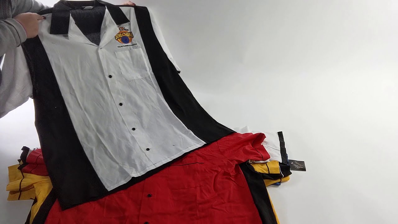 Bowling Shirts 0125101-15 21 pcs 12 lbs Wholesale at Tiedemann Globe