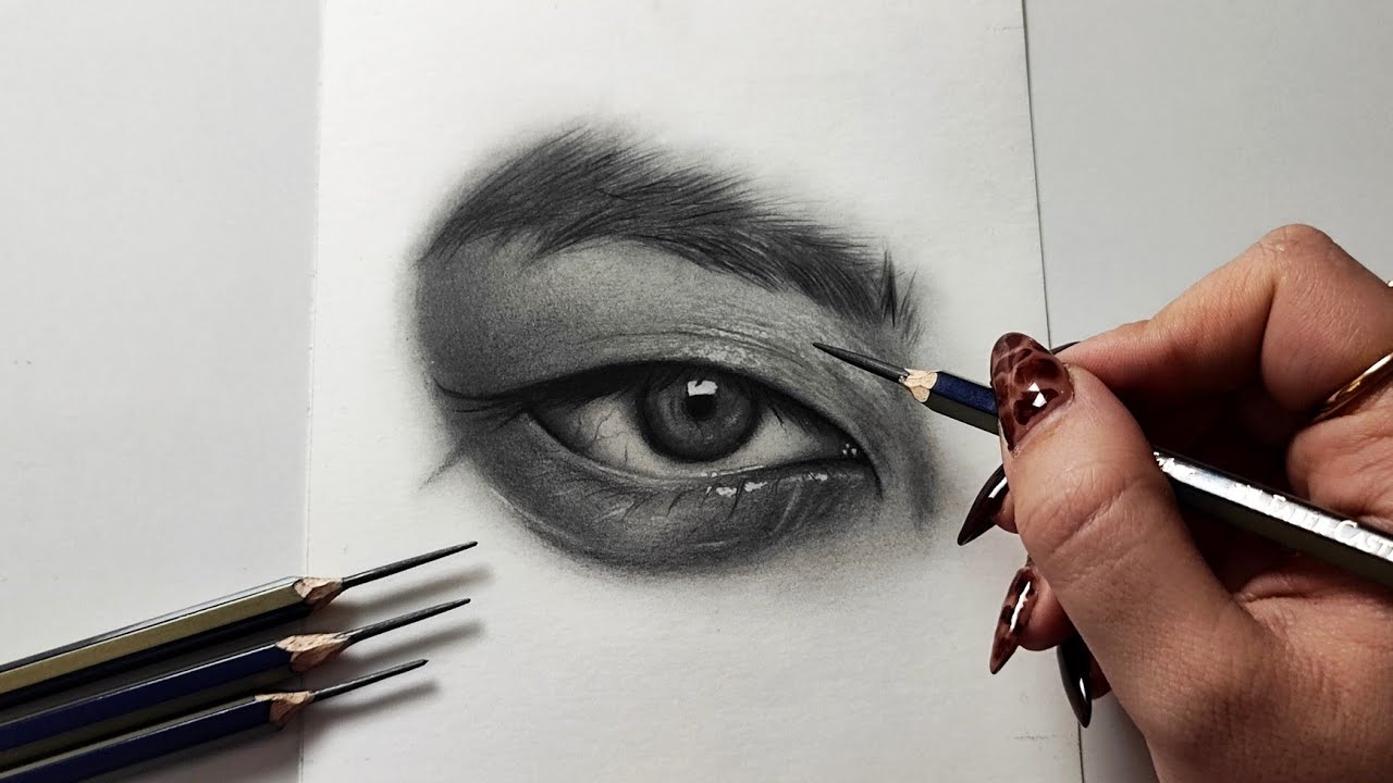 Realistic Eye Drawing | Quiet Pencil Tutorial