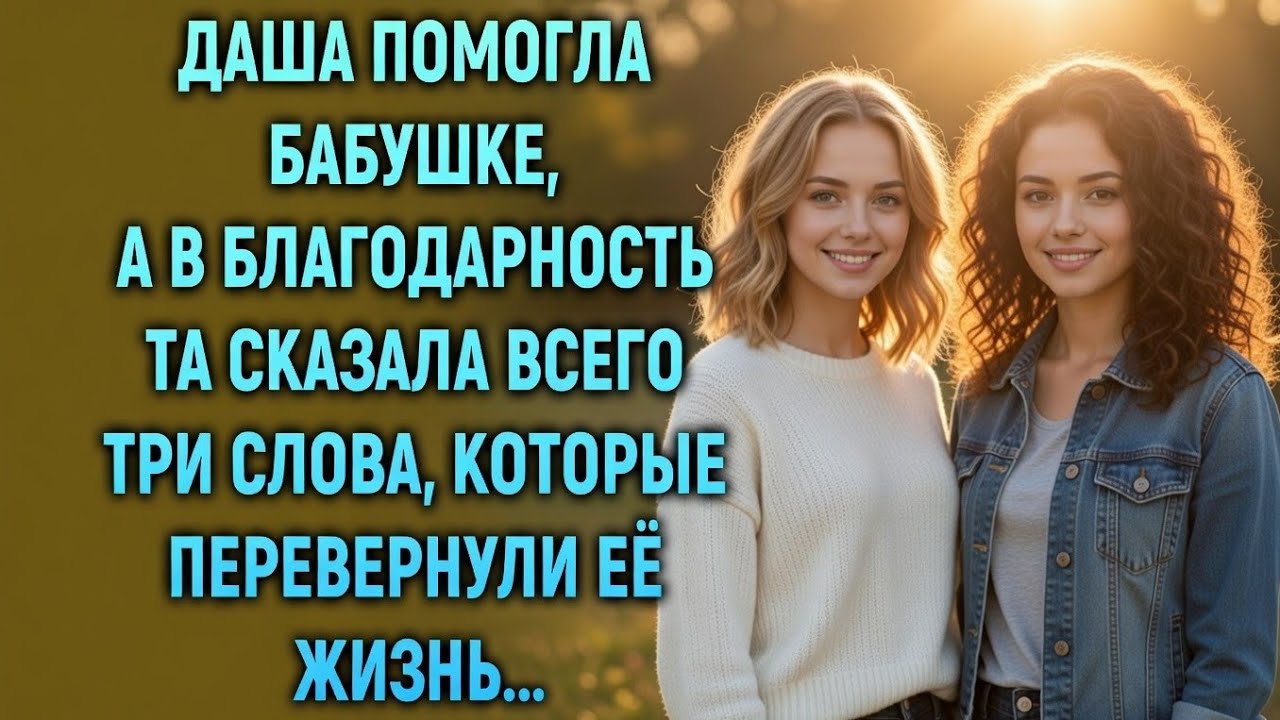 Даша не ожидала такого: благодарность старушки оказалась пророчеством