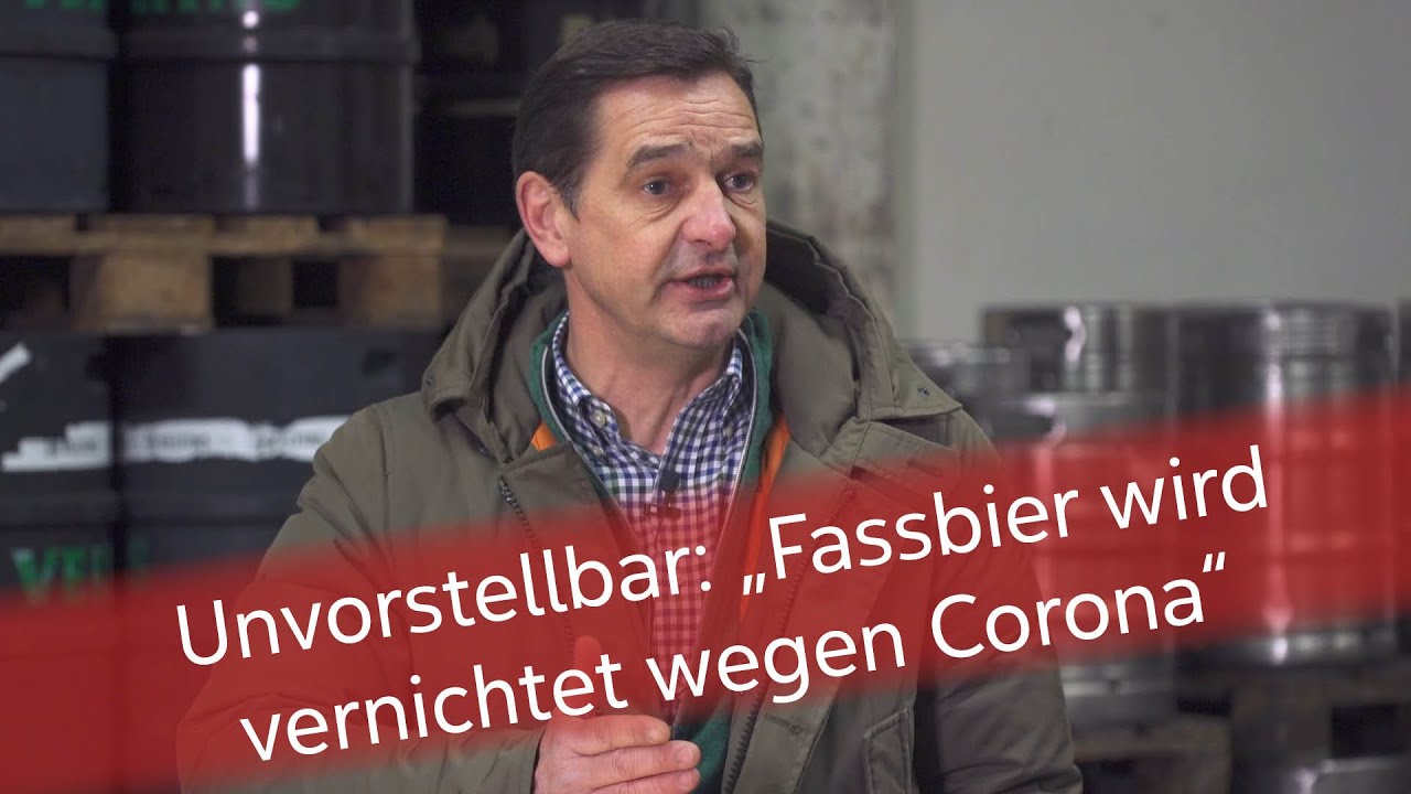 Fassbier muss vernichtet werden! Getränkefachgroßhändler Stefan Lorse aus Hückeswagen ist genervt!!!
