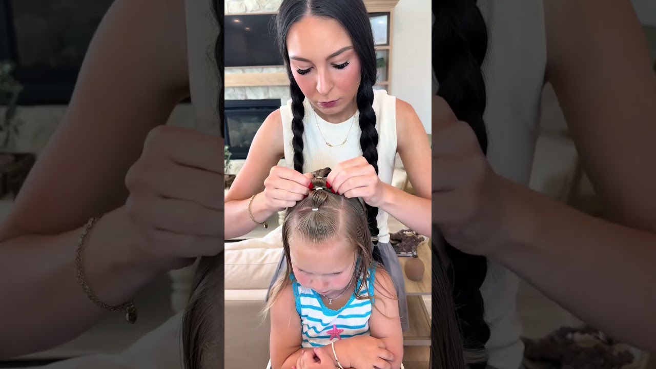 everyday toddler hairstyle part 17🫶🏻✨ #short #shorts #LaurenAshley