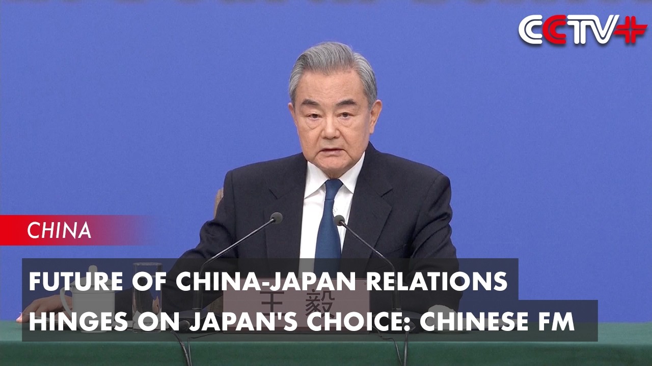 Future of China-Japan Relations Hinges on Japan's Choice: Chinese FM