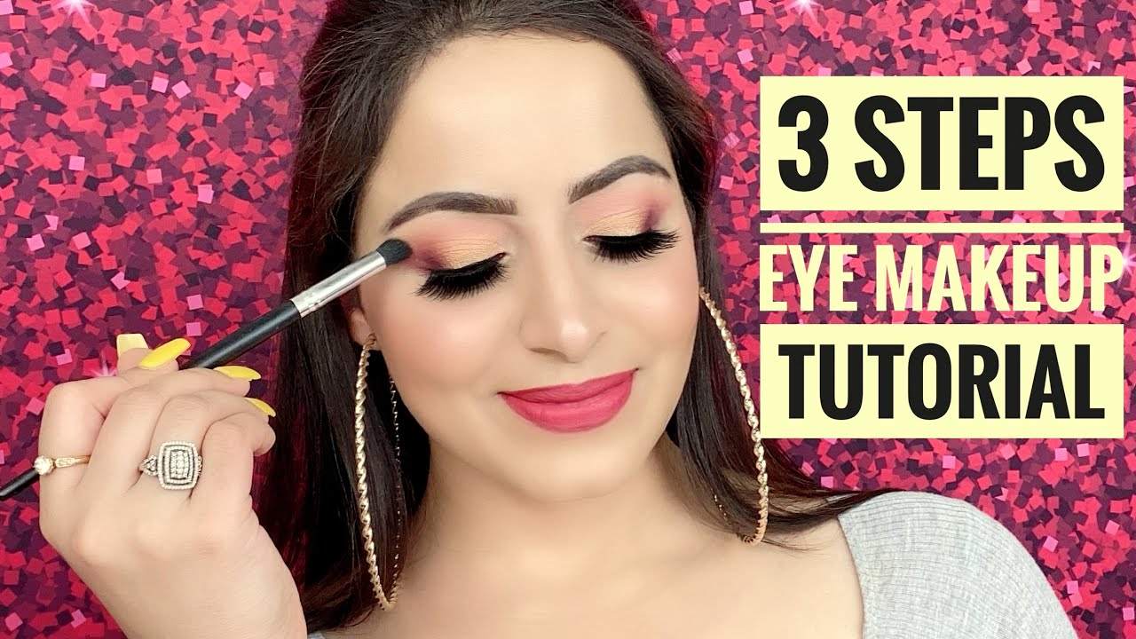 How to Apply Eyeshadow in 3 Steps in HINDI | Simple eye makeup for beginners | Deepti Ghai Sharma