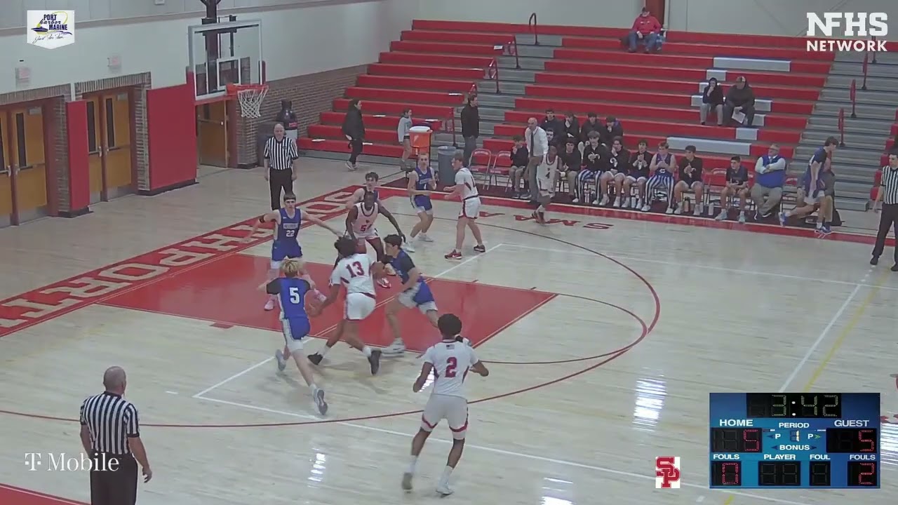 SPHS Varsity Boys Basketball VS Kennebunk 1 28 26
