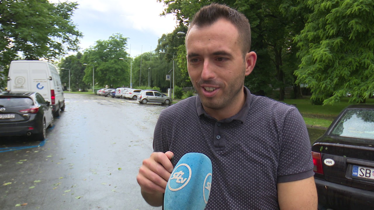 SBTV - DNEVNIK - JAKO NEVRIJEME POGODILO SLAVONSKI BROD - 21.06.2019.