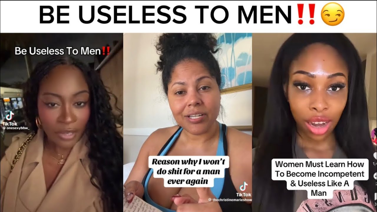 “BEING USELESS TO MEN CHANGED MY LIFE..‼️😏” WOMEN SPEAK OUT‼️🤭🫣