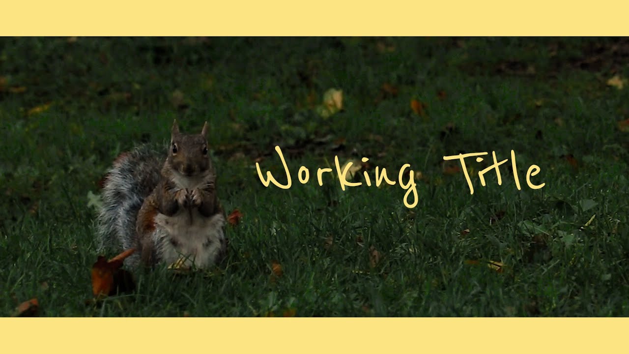 Working Title (2021) &mdash; Experimental Film