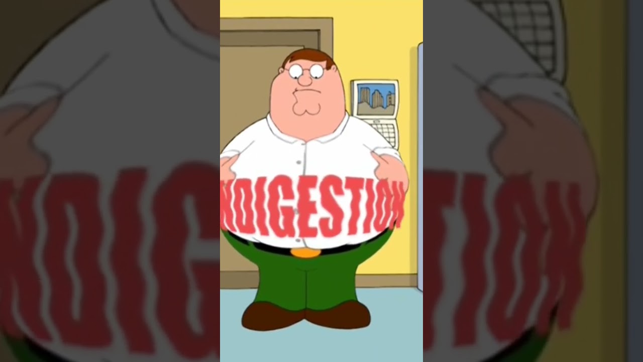 peter has Indigestion and diarrhea. #familyguy