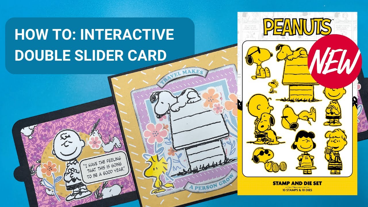 Peanuts INTERACTIVE Double Slider Card