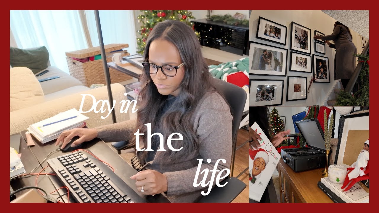 Work From Home Vlog 🏡 Productive Day, Hanging Picture Frames & Cozy Breakfast