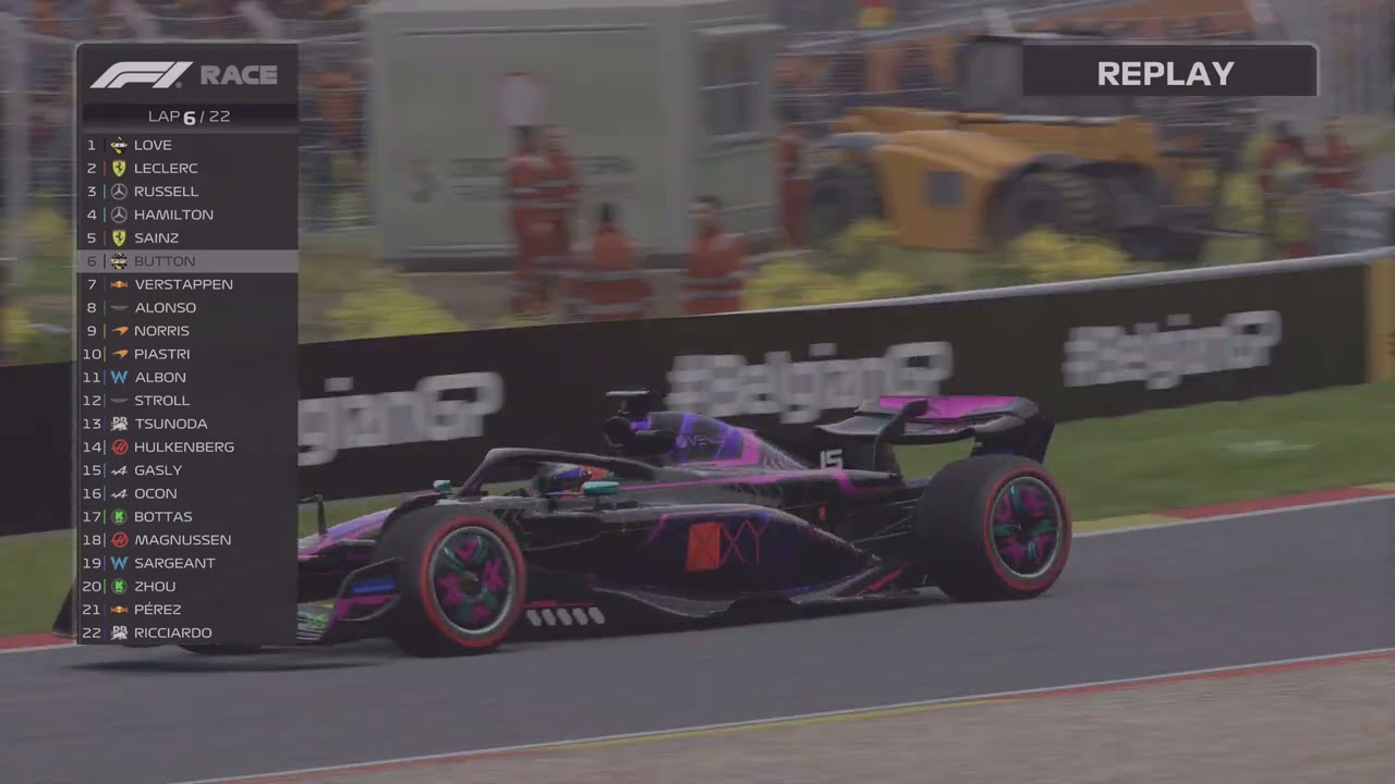 F1 24 Round 14 Teammate Jensen Button Epic Drive