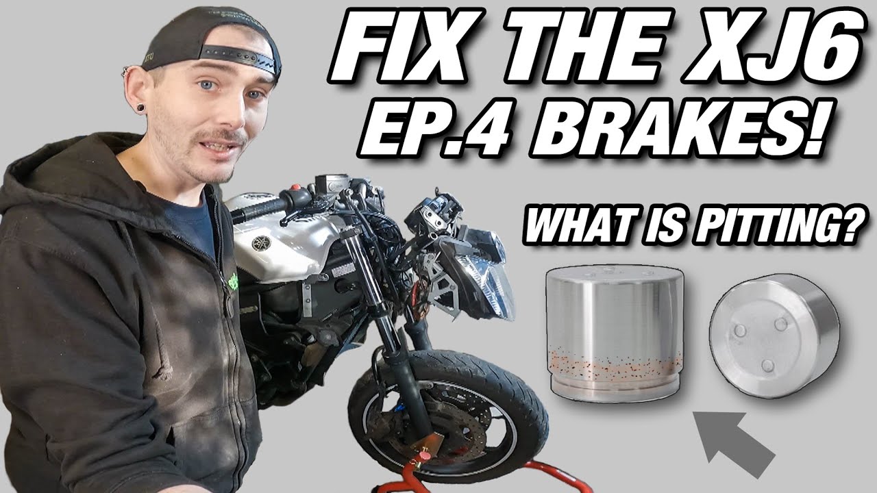 Тормоза мотоцикла работают! - РЕМОНТ XJ6 - ЭП.4
