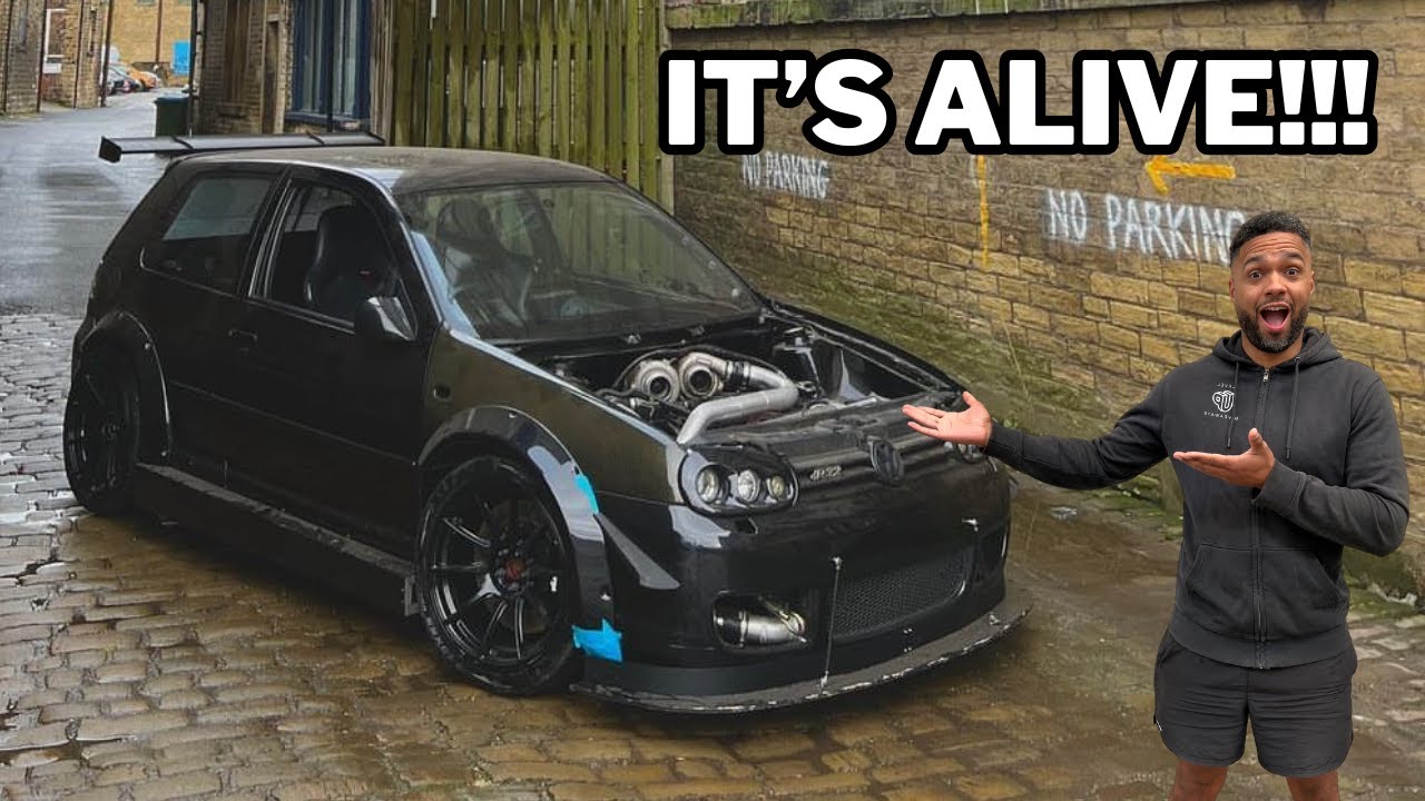 MK4 R32 TWIN TURBO - FIRST START