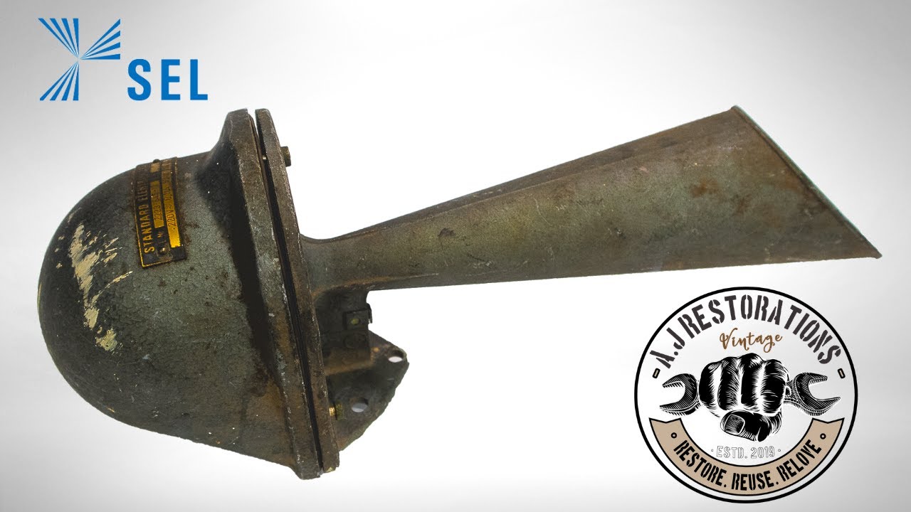 1963 Vintage Signal Horn Restoration.