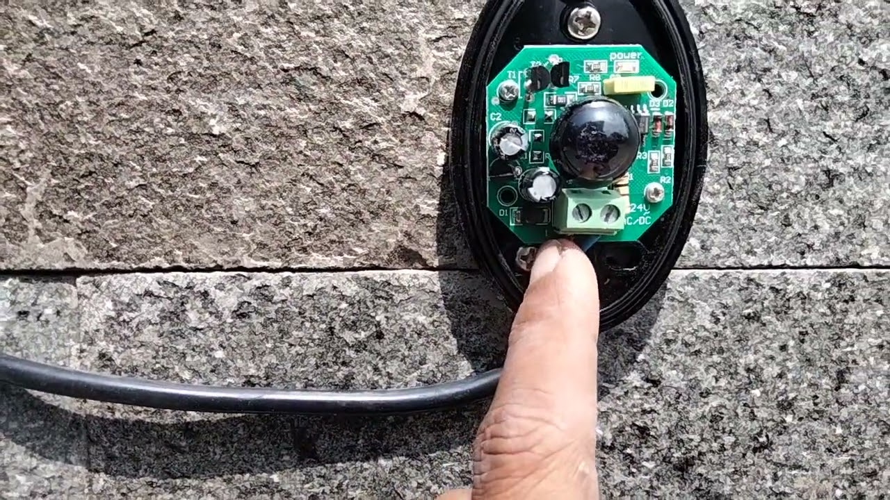 Cara pasang sensor halangan/jepit mesin pagar otomatis