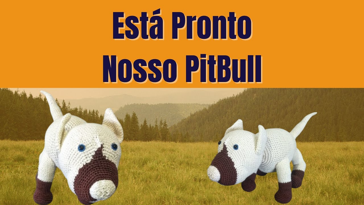 Pitbull Amigurumi Pronto