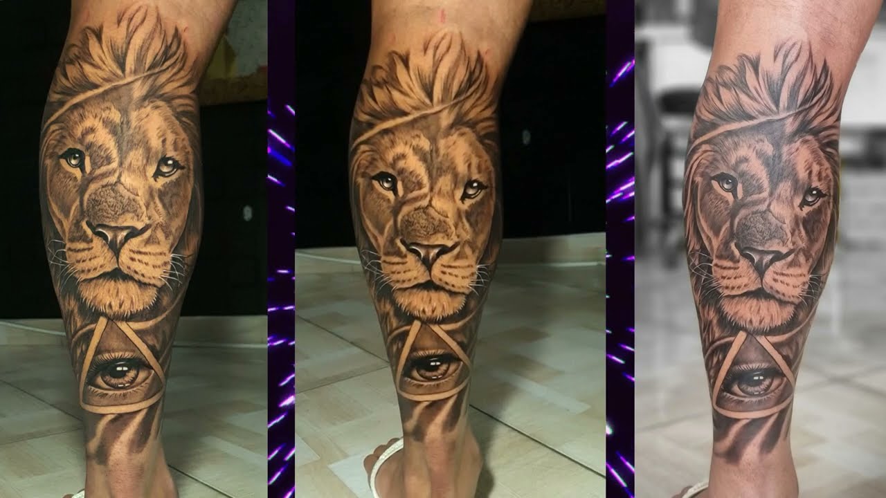 Tattoo Lion timelapse