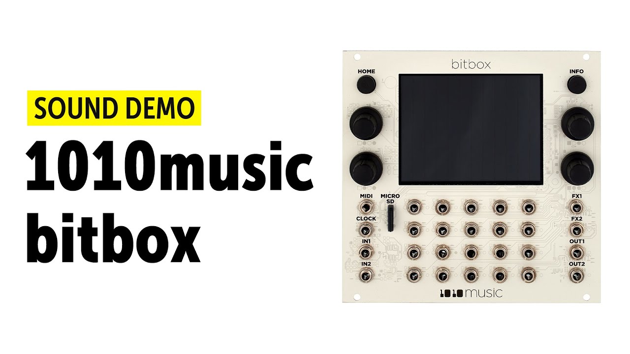 1010music bitbox, fxbox, toolbox Modules (no talking) Sound Demo