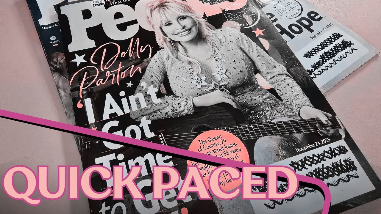 ASMR - Quick and Unpredictable Magazine Page Turning - No Talking