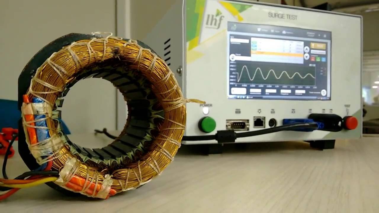 Surge Test Realizando teste em estator danificado