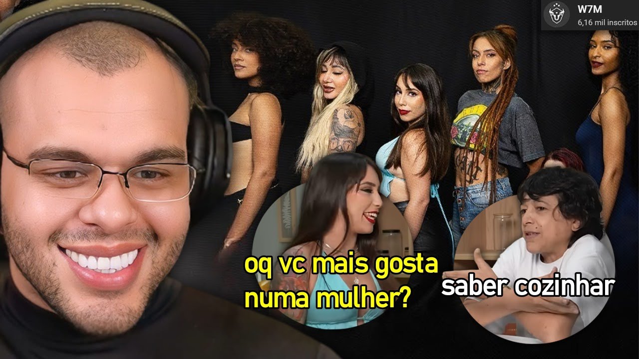 RONALDINHO (EX-BROXADA) VS 7 MULHERES - Maicon React