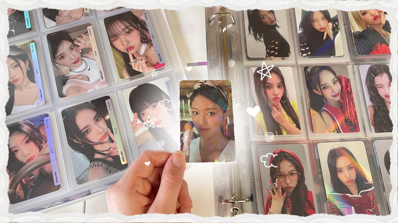 Storing photocards #2 ੈ♡˳ hashjin came home!