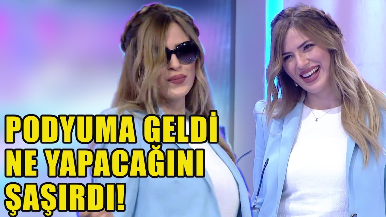 Yeni Yarışmacı Podyuma Çıkınca Ne yapacağını Karıştırdı!