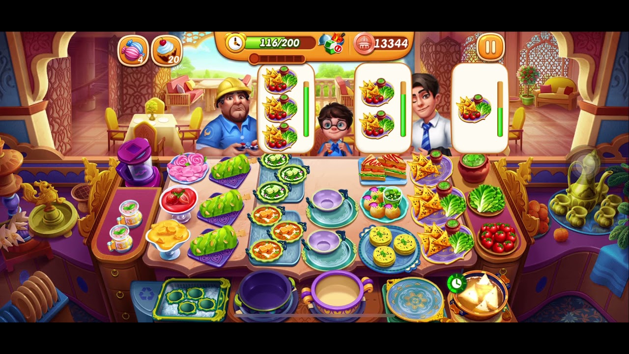 Cooking city in Delhi, Paneer Shop, bonus level.