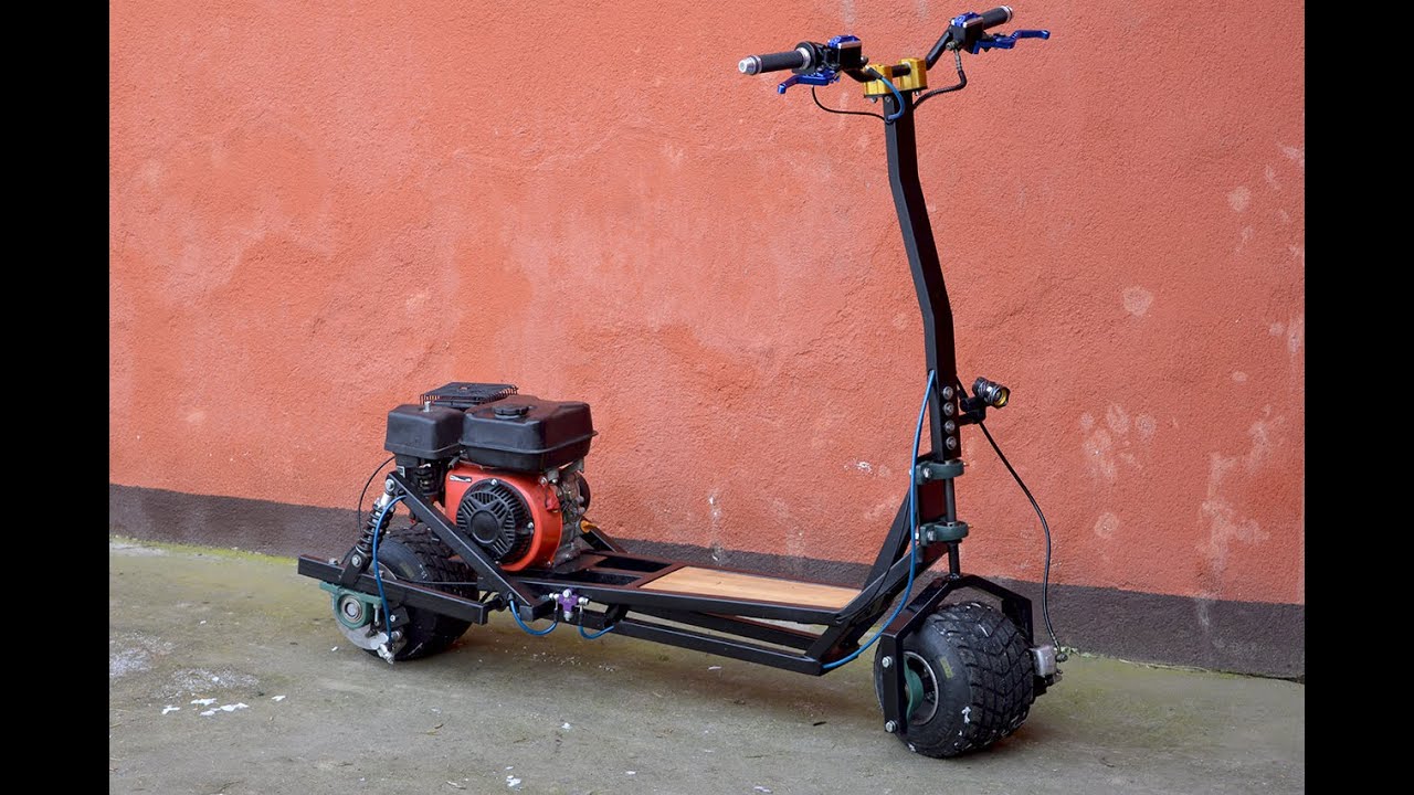 Homemade EXTREME 200cc Go Kart SCOOTER!? 🛴🏎 Part 1