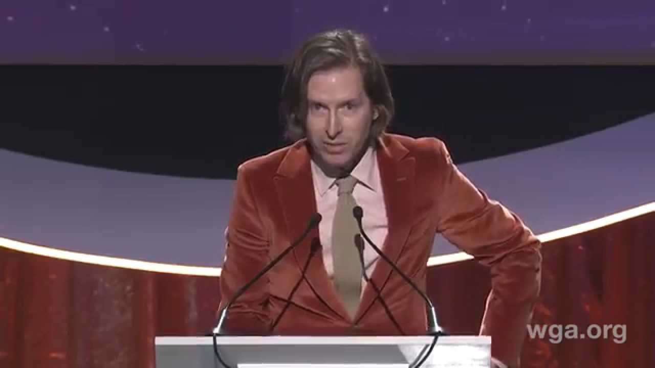 Wes Anderson wins the 2015 WGA Award for Original Screenplay for Grand Budapest Hotel