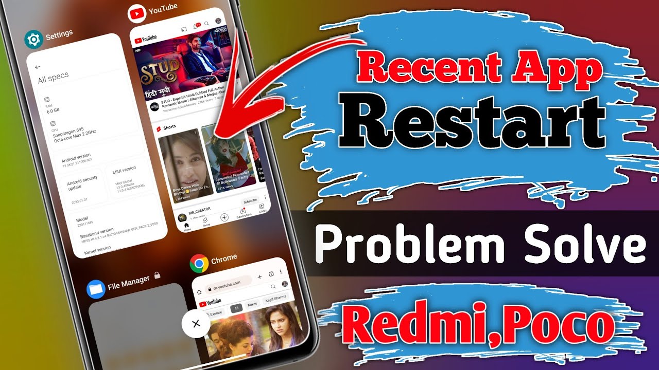 Recent App Close Problem | Automatic App Close Problem | Background Apps Close Automatically Redmi