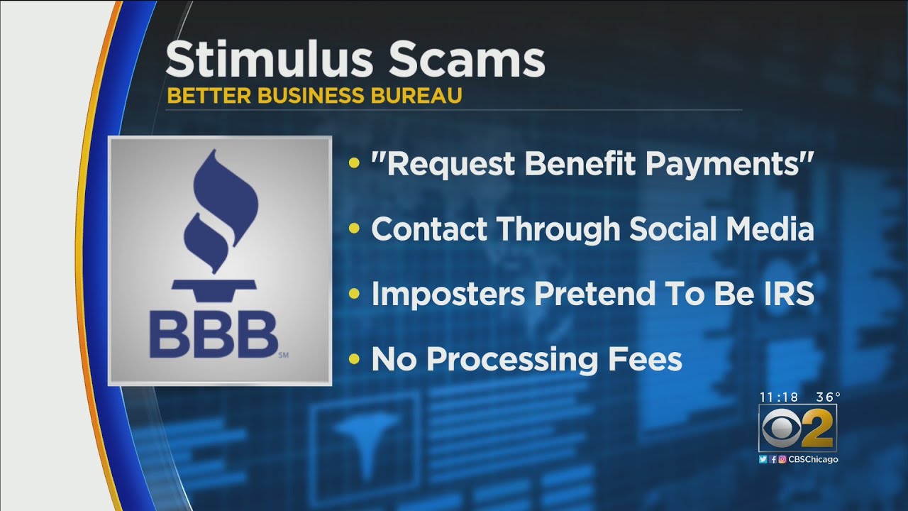 BBB Warning Of Stimulus Scams