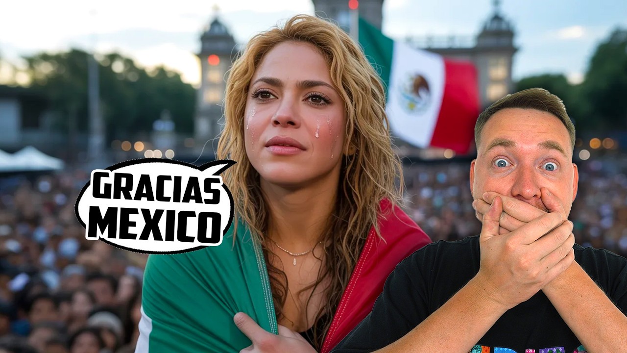 SHAKIRA ROMPE EN LLANTO Y AGRADECE A LOS MEXICANOS: MÉXICO ES MI CASA 🇲🇽 @RusosReaccionan