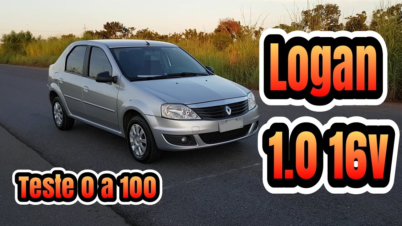 Teste 0 a 100 Renault Logan 1.0 16v 2012