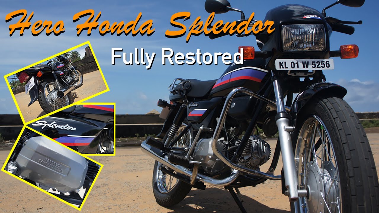 Hero Honda Splendor Restored (Kerala)
