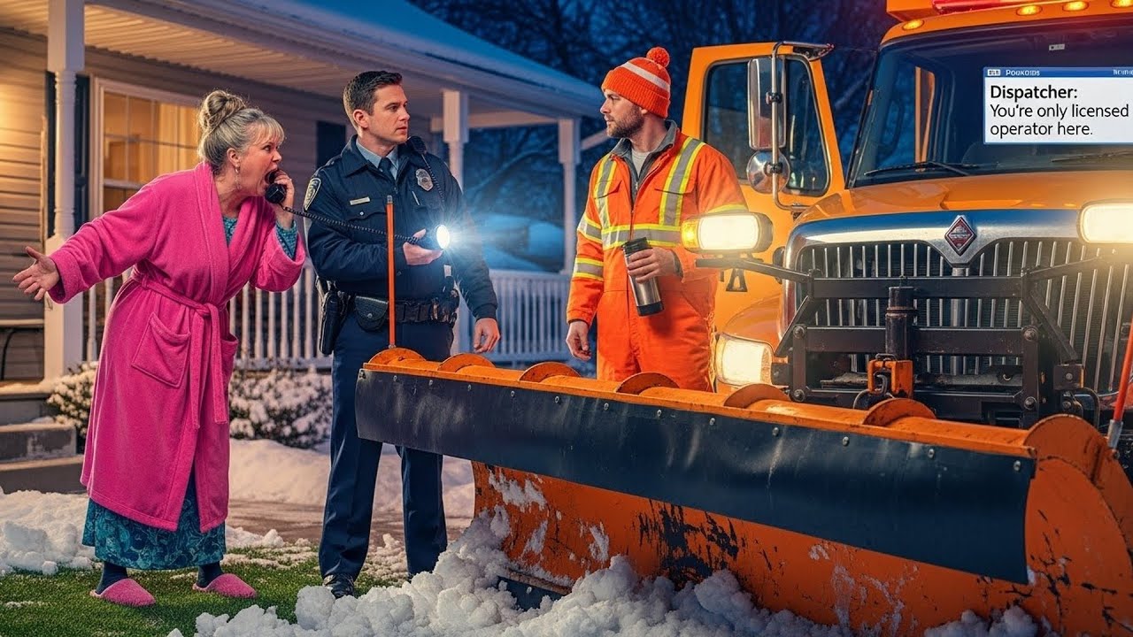 HOA Called 911 Over My Snowplow Waking Them Up, Dispatcher Said I'm The Only Licensed Operator Here