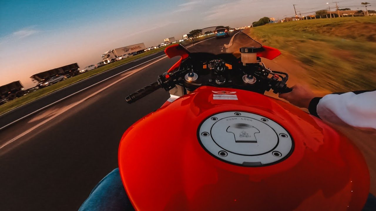 SUNSET POV RIDE - PURE SOUND | HONDA CBR 600RR [4K]