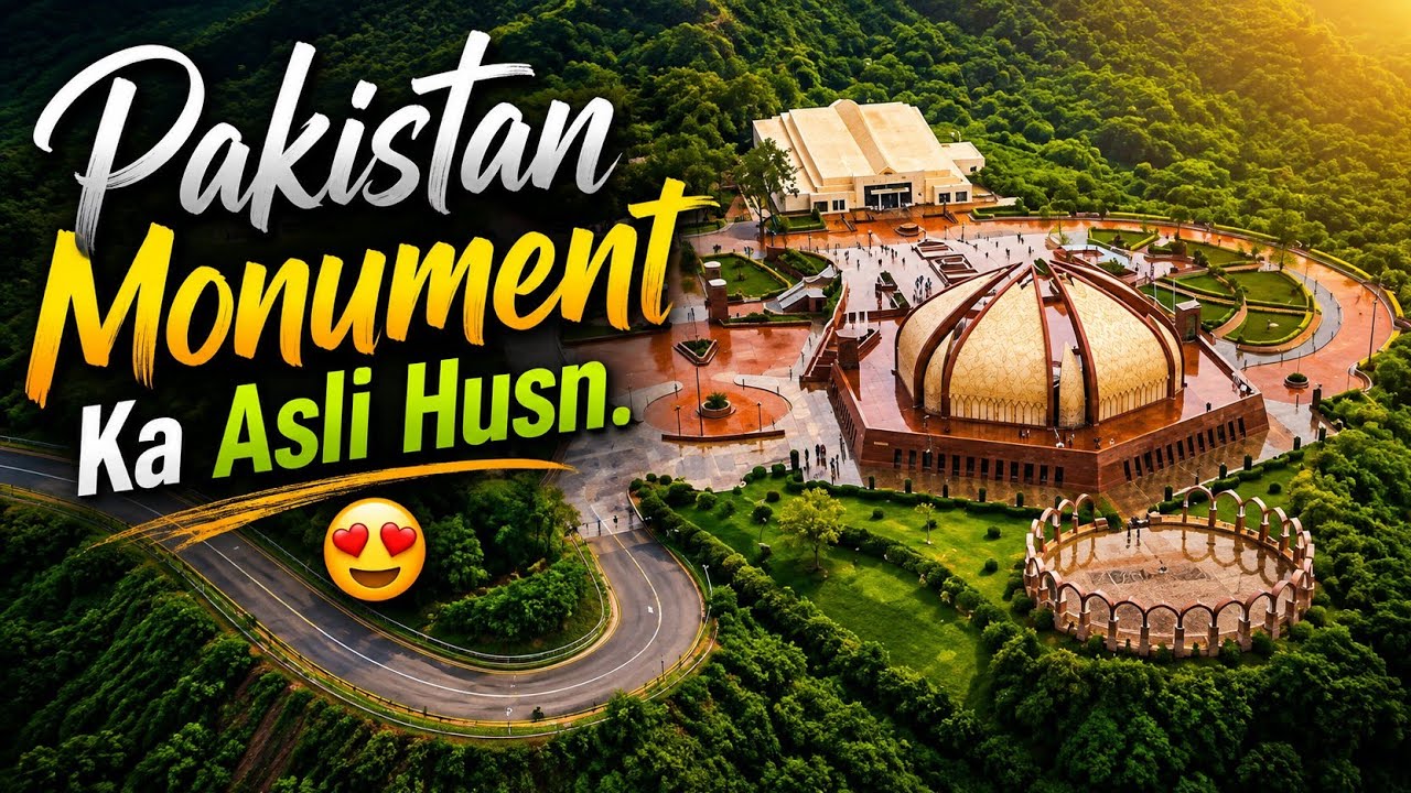 Pakistan Monument | Shakar Parian Islamabad | Nature Video | 4K Video | Travel Vlog | Museum 