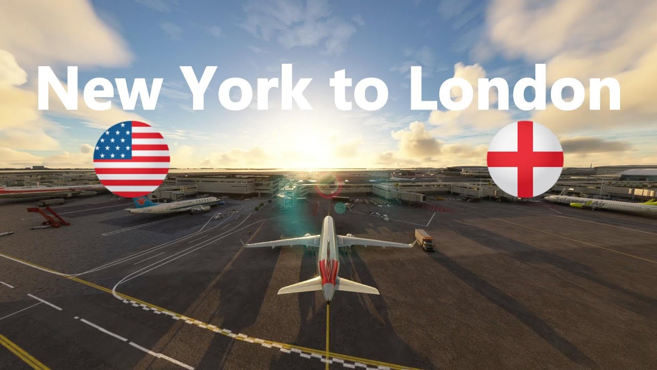 Flight NewYork to London #airplane #aviation #planelanding #flight #msfs2020 #msfs