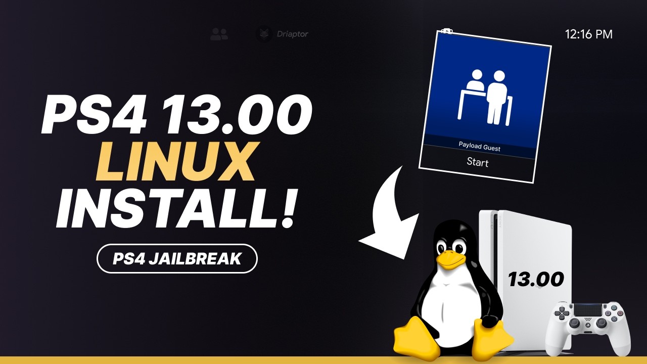 Running Linux on Jailbroken PS4 (13.00 or Lower)