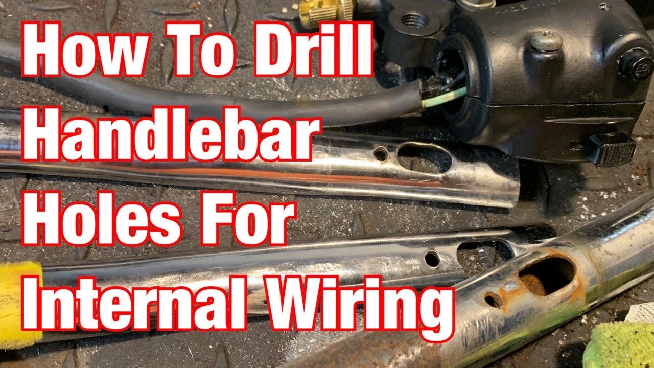 How To Drill Holes in Handlebars For Wiring The Switches on Your Motorcycle
