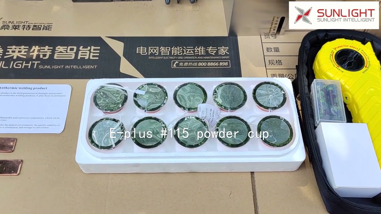 Electronic exothermic weld tool kit demonstration by Sunlightweld