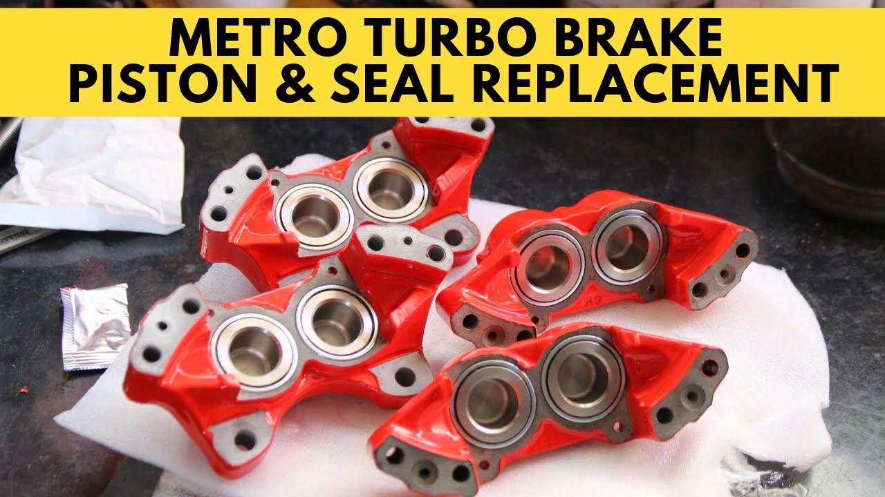Metro Turbo Brake Caliper Piston & Seal Replacement
